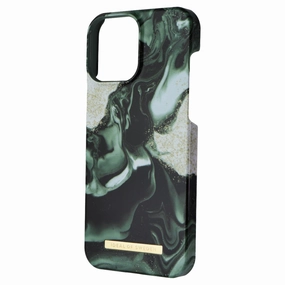 iDeal of Sweden Printed Case for iPhone 13 Pro Max - Golden Olive Marble Flexible structure