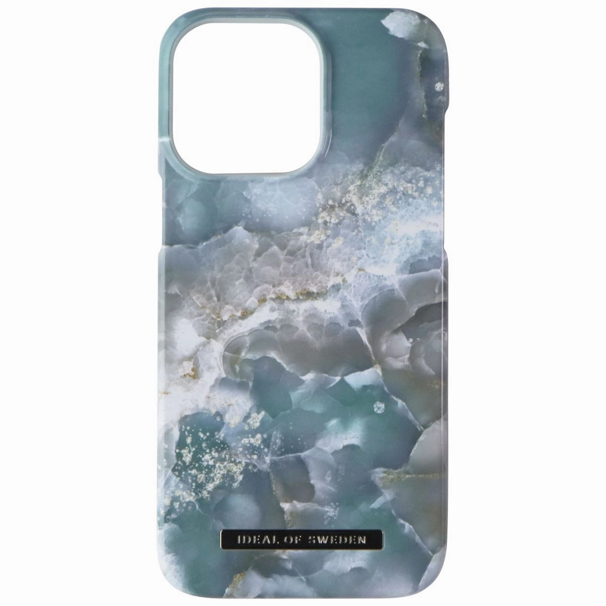 iDeal of Sweden Printed Case for MagSafe for iPhone 14 Pro Max - Azura Marble Soft Edge Look Carbon Fiber