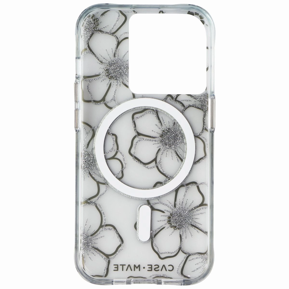Vivid Finish Hand Feel Case-Mate Hard Case for MagSafe for Apple iPhone 15 Pro - Floral Gems