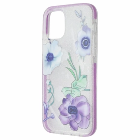 Hybrid Pattern Classic Grip ZIZO Divine Series Case for Apple iPhone 12 / 12 Pro- Lilac Flowers