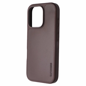 Protective Form Incase ICON Case with MagSafe for iPhone 15 Pro - Cocoa Pebbled Plant Leather