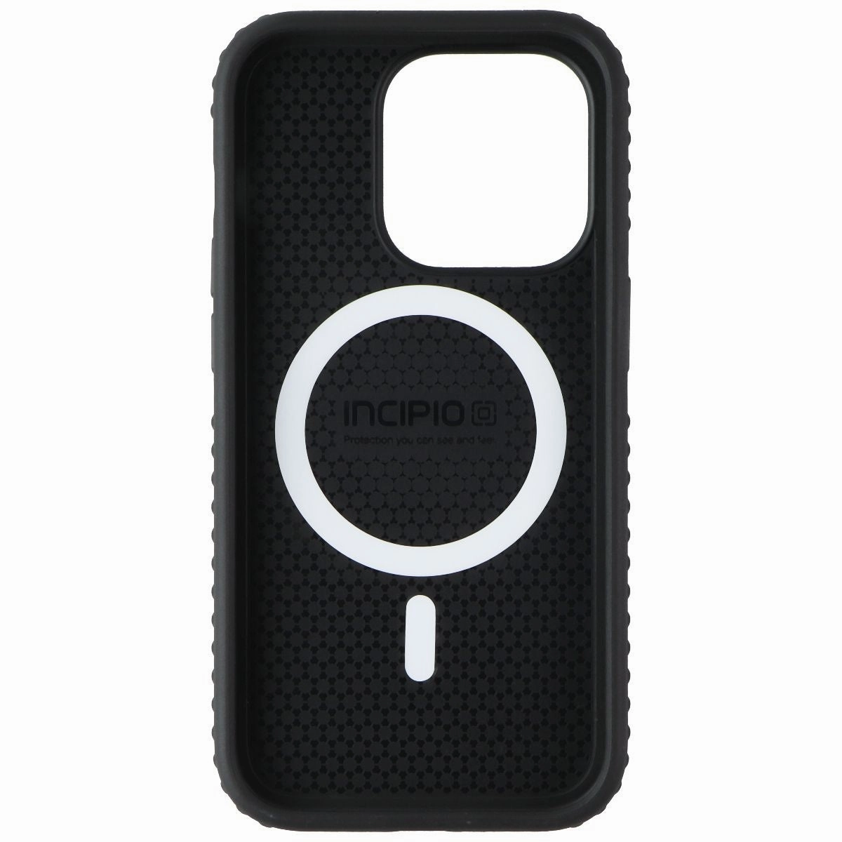 Trendy Accessory Durable Texture Incipio Grip Series Case for MagSafe for iPhone 14 Pro - Black (IPH-2013-BLK)
