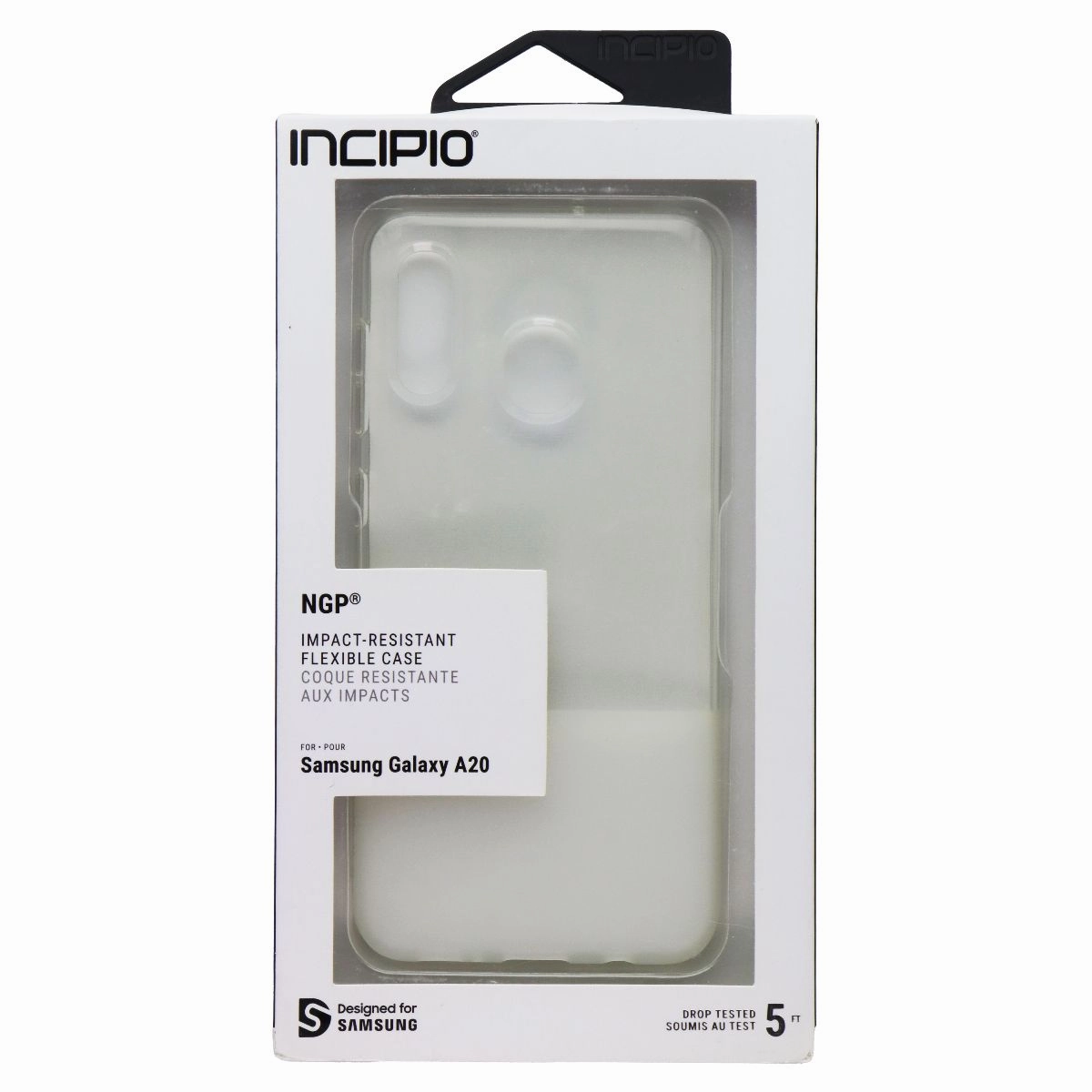 Minimal Touch Incipio NGP Series Flexible Gel Case for Samsung Galaxy A20 - Clear
