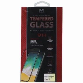MyBat Full Coverage 9H Tempered Glass Screen Protector for Google Pixel 3 foldable phone protector Nano Guard Elite Max
