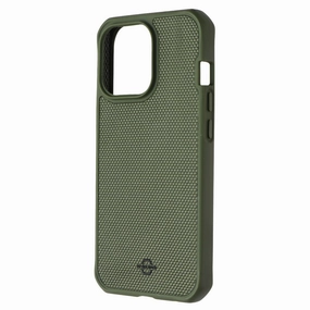 Soft Edge Look Polished Finish Itskins Hybrid Ballistic Case for Apple iPhone 13 Pro - Olive Green