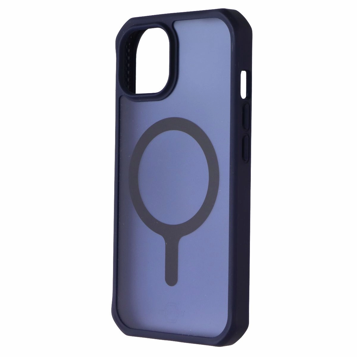 anti fingerprint ITSKINS Hybrid R // Frost Ultra Hybrid Case for MagSafe for iPhone 15/14 - Blue