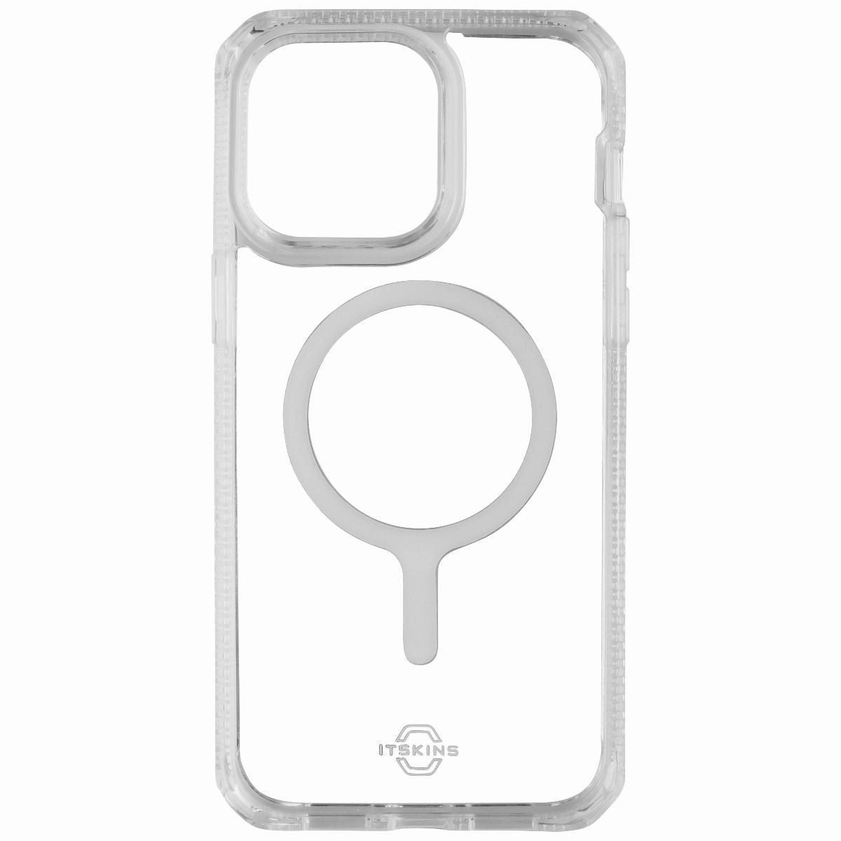 ITSKINS Hybrid_R Clear Case for MagSafe for iPhone 14 Pro Max - Transparent Ergonomic Feel Soft Material