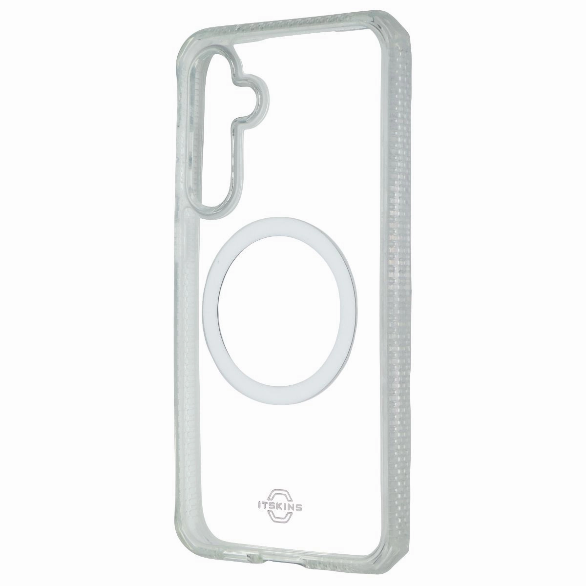 ITSKINS Hybrid_R Series Case for MagSafe for Samsung Galaxy S23 FE 5G - Clear Durable Build Texture