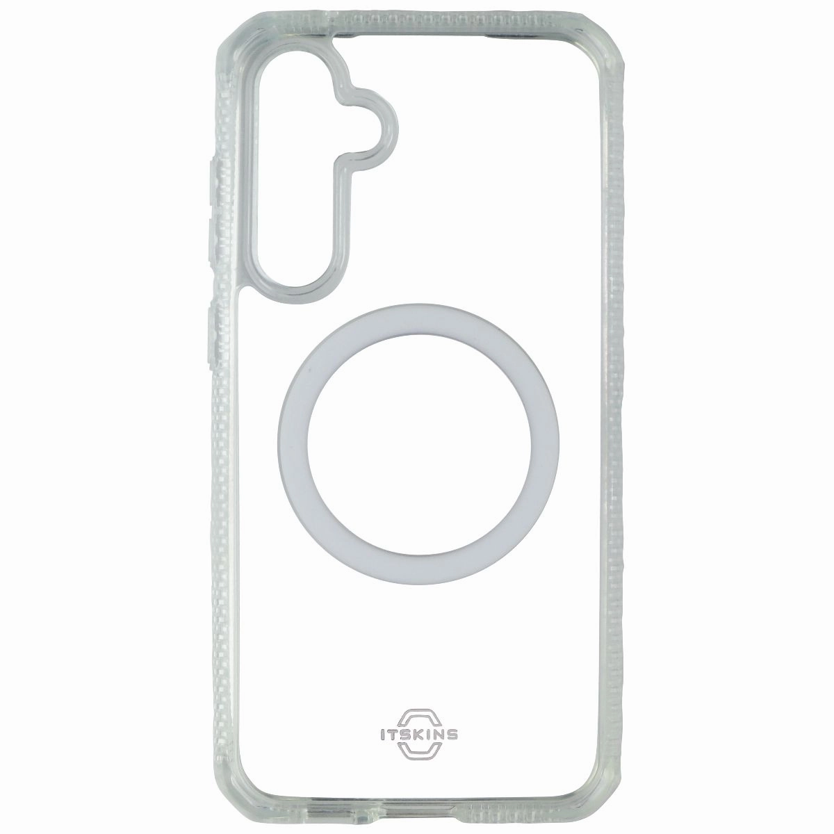 Classic Style Portable Accessory ITSKINS Hybrid_R Series Case for MagSafe for Samsung Galaxy S23 FE 5G - Clear