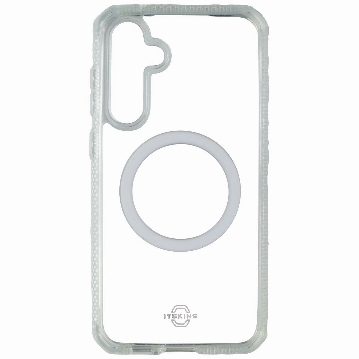Full Coverage Hybrid Surface Layer ITSKINS Hybrid_R Series Case for MagSafe for Samsung Galaxy S23 FE 5G - Clear