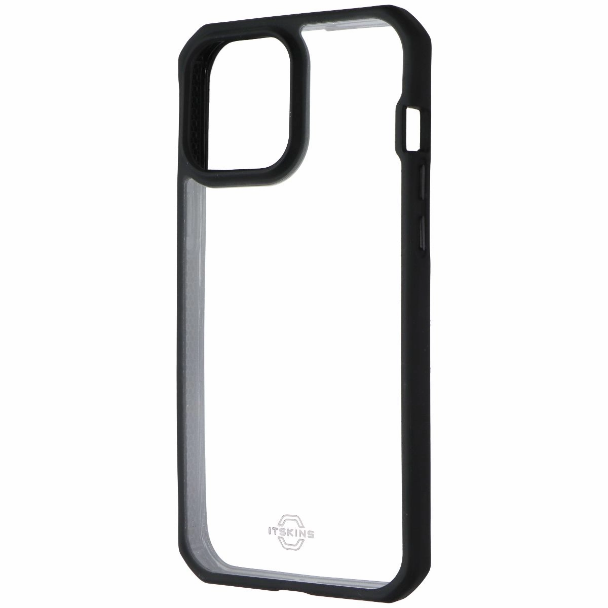 Sleek Appearance Comfort Fit ITSKINS Knox Pro Solid Series Case for iPhone 13 Pro Max/12 Pro Max - Clr / Blk
