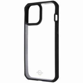 Sleek Appearance Comfort Fit ITSKINS Knox Pro Solid Series Case for iPhone 13 Pro Max/12 Pro Max - Clr / Blk