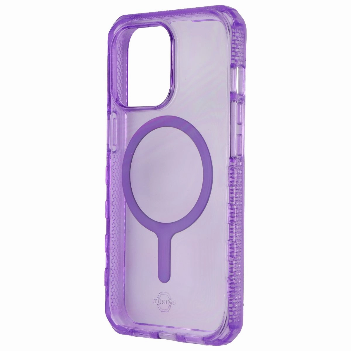 Soft Edge Elegant Appearance Itskins Level 3 Supreme Mag Clear for MagSafe for Apple iPhone 13 Pro - Purple