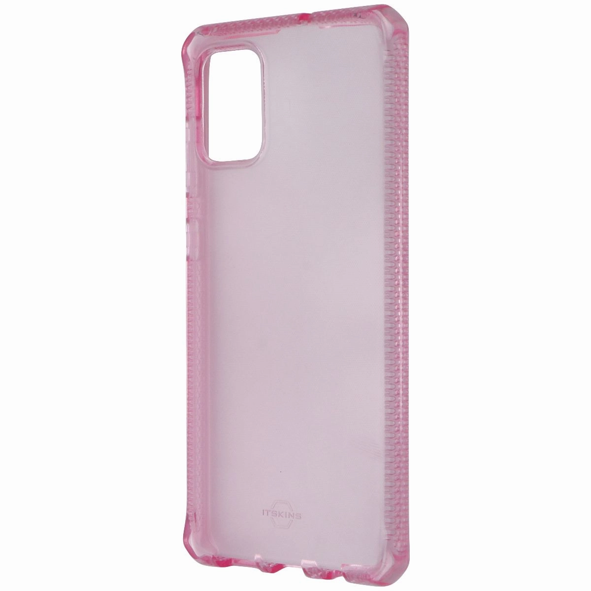 ITSKINS Spectrum Clear Protective Phone Case for Samsung Galaxy A71 - Light Pink Marble Pattern
