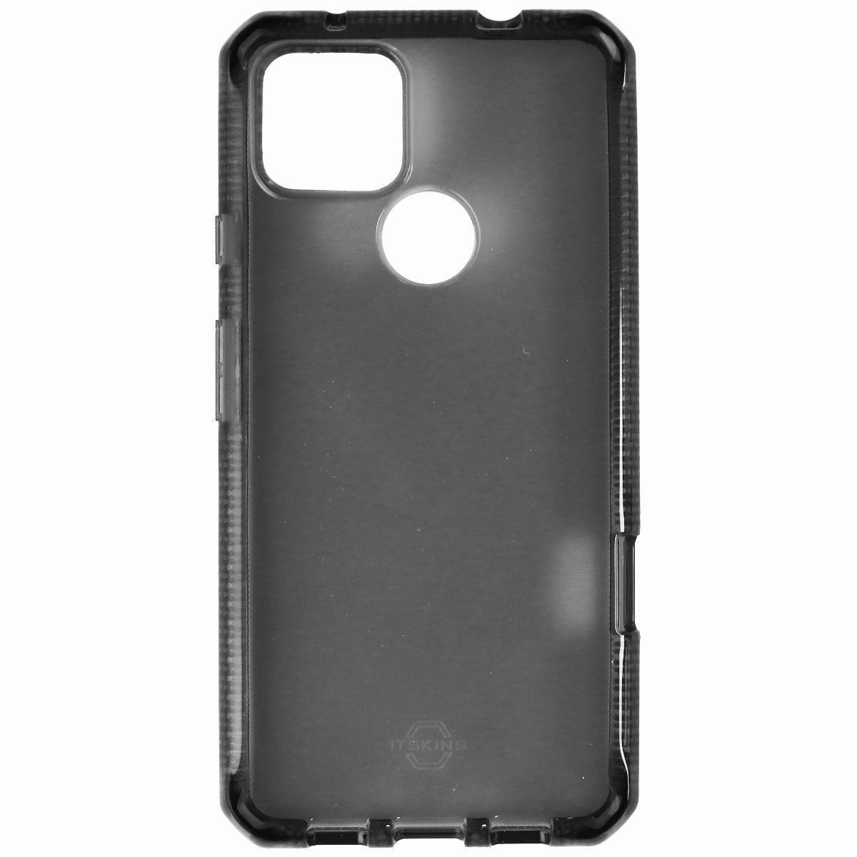 Smooth Pattern Finish Rugged Frame Design ITSKINS Spectrum Clear Series Case for Google Pixel 4a (5G) - Smoke