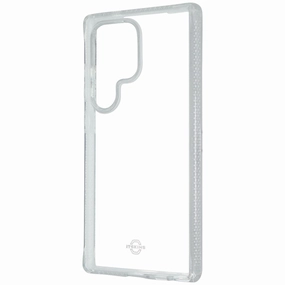 Flexible Texture Glossy Texture Layer ITSKINS Spectrum_R Clear Series Case for Samsung Galaxy S24 Ultra - Transparent