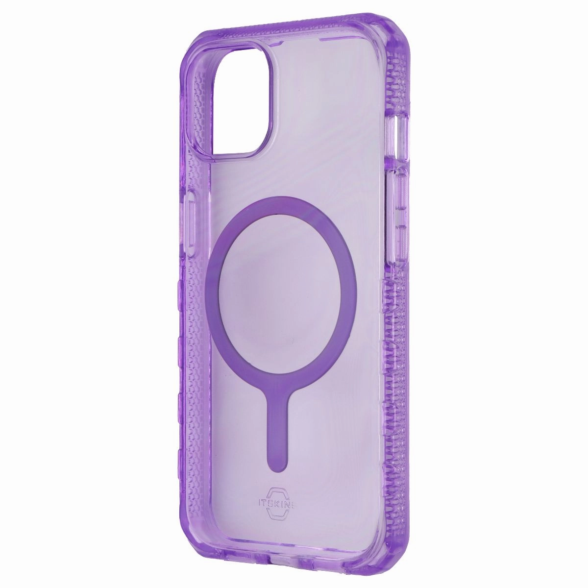 ITSKINS Supreme // Clear Case for MagSafe for iPhone 13 Pro - Purple Outdoor Design