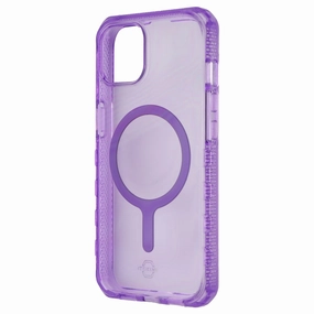 ITSKINS Supreme // Clear Case for MagSafe for iPhone 13 Pro - Purple Outdoor Design