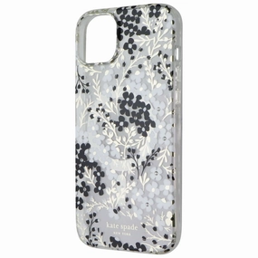 Kate Spade Case for MagSafe for Apple iPhone 15 Plus - Black/White Multi Floral Heat dissipation