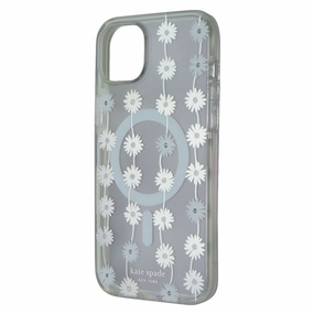 Kate Spade Case for MagSafe for Apple iPhone 15 Plus - Daisy Chain Iridescent Compact Structure