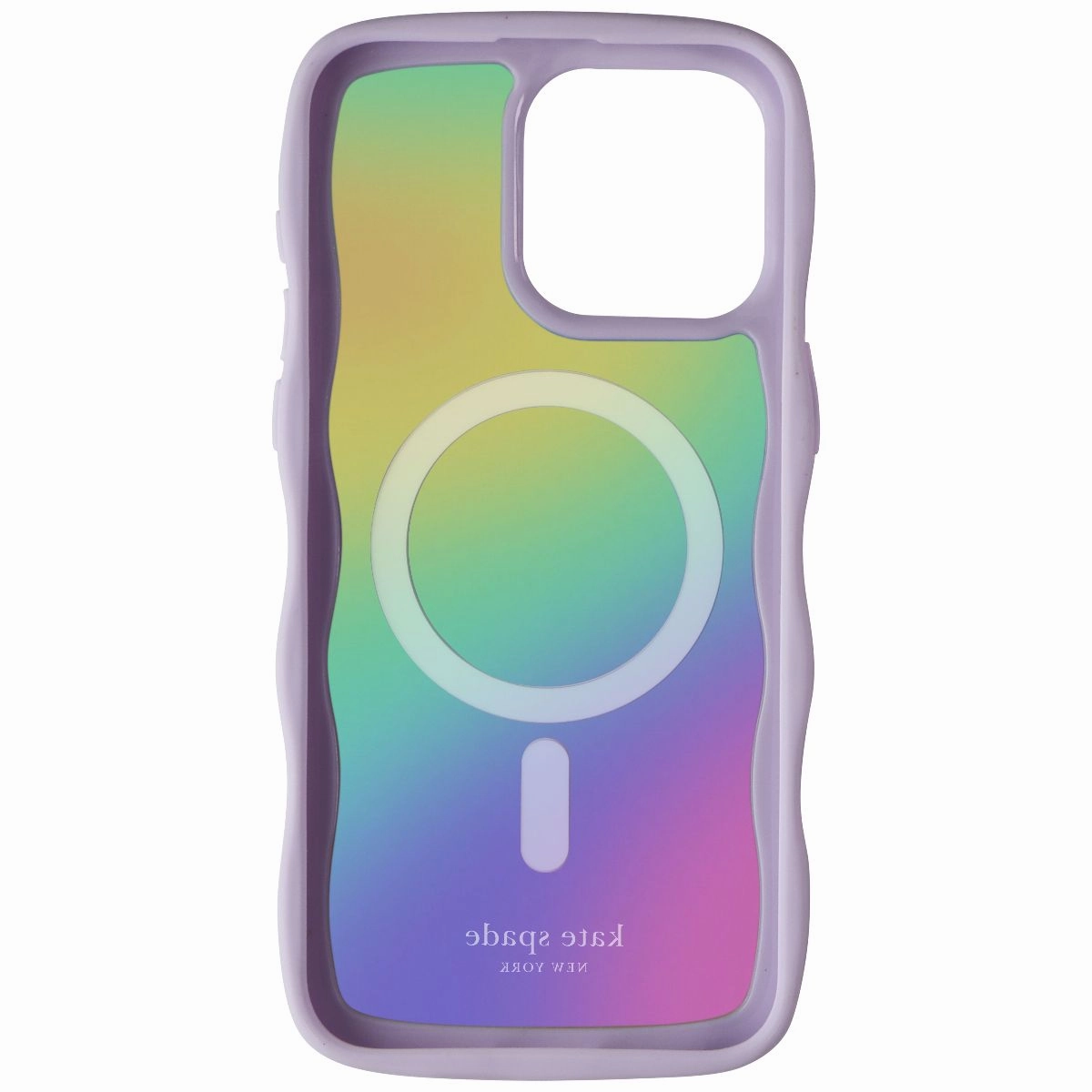Kate Spade Case for MagSafe for Apple iPhone 15 Pro Max - Wavy Iridescent Edge Shield