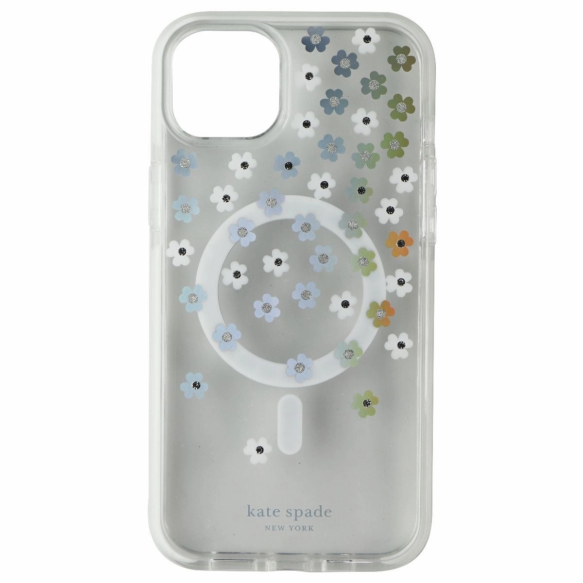 Smooth Fit Matte Surface Kate Spade Defensive Case for MagSafe for iPhone 14 Plus - Scattered Flowers