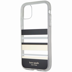 Fashion Forward Bold Look Kate Spade Defensive Hardshell Case for iPhone 11 (6.1-inch) - Park Stripe