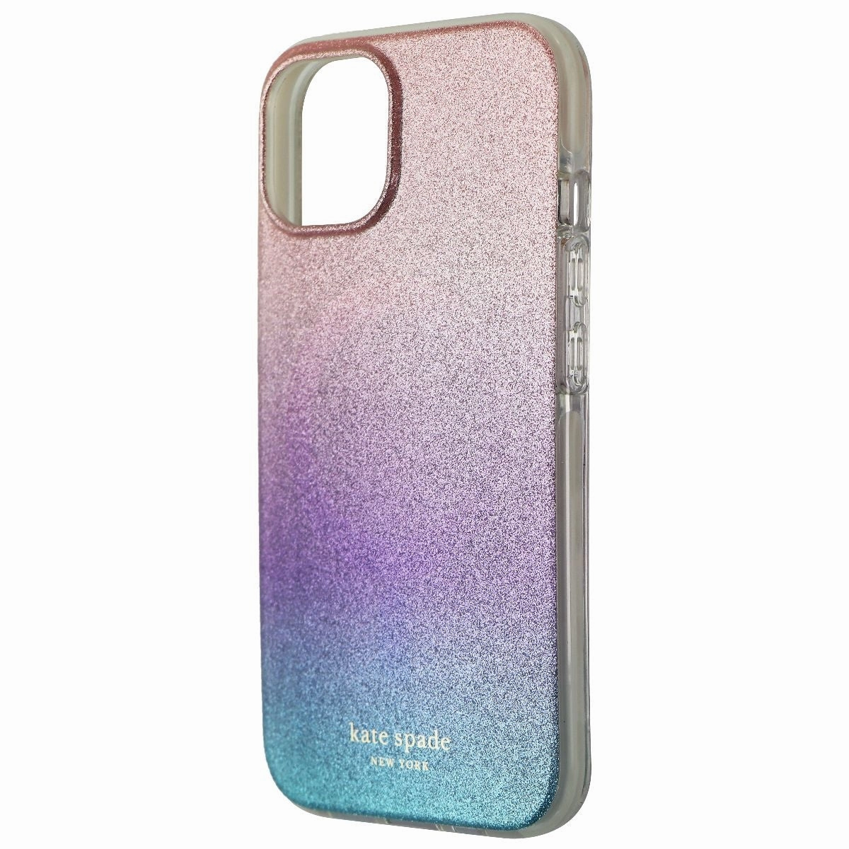 Comfort Finish Compact Fit Kate Spade Defensive Hardshell Case for MagSafe for iPhone 14/13 - Ombre Glitter
