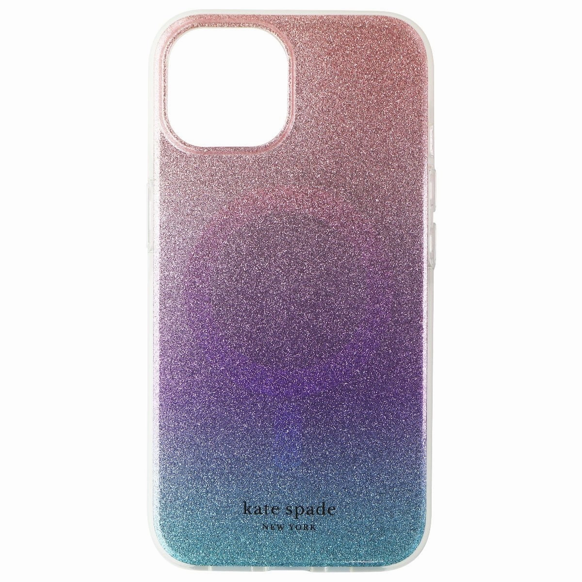 Compact Fit Kate Spade Defensive Hardshell Case for MagSafe for iPhone 14/13 - Ombre Glitter