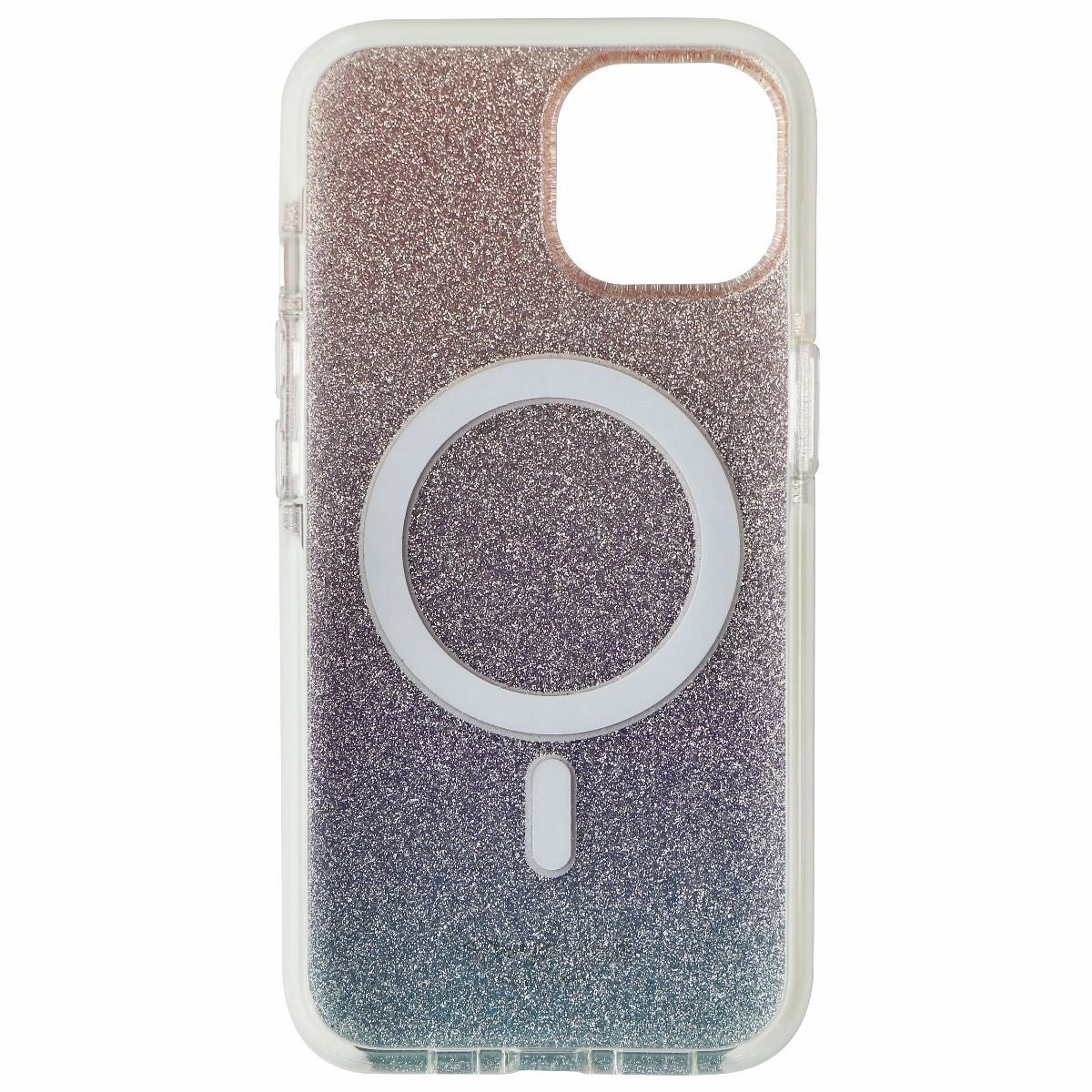 Lightweight Frame Kate Spade Defensive Hardshell Case for MagSafe for iPhone 14/13 - Ombre Glitter