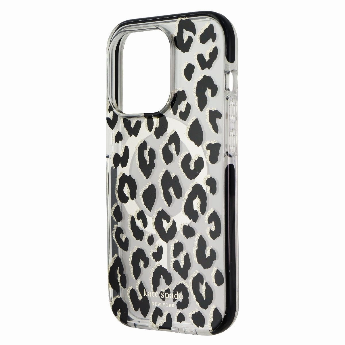 Kate Spade Defensive Hardshell Case for MagSafe for iPhone 14 Pro - City Leopard Durable Design Texture