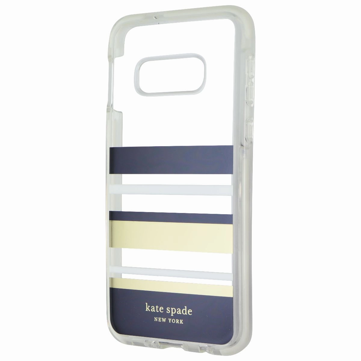 Kate Spade Defensive Hardshell Case for Samsung Galaxy S10e - Park Stripe Soft Layer Shock Surface
