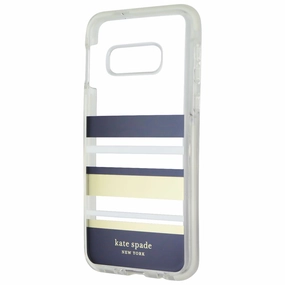Kate Spade Defensive Hardshell Case for Samsung Galaxy S10e - Park Stripe Soft Layer Shock Surface