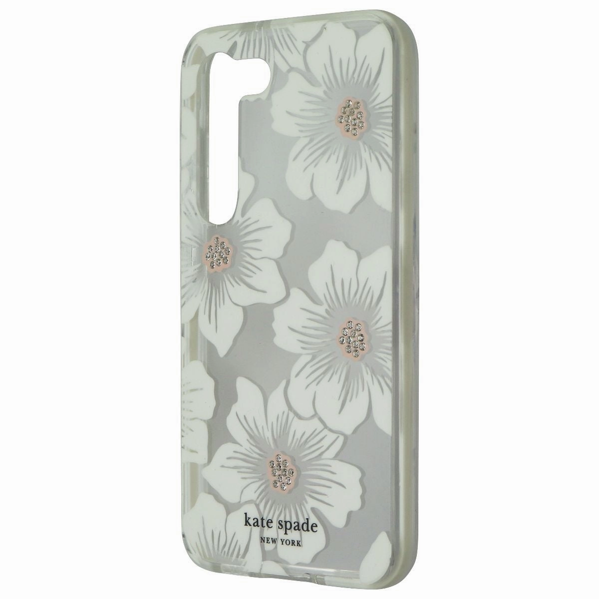 Kate Spade Defensive Hardshell Case for Samsung Galaxy S23 - HollyHock Elegant Surface Refined Protection