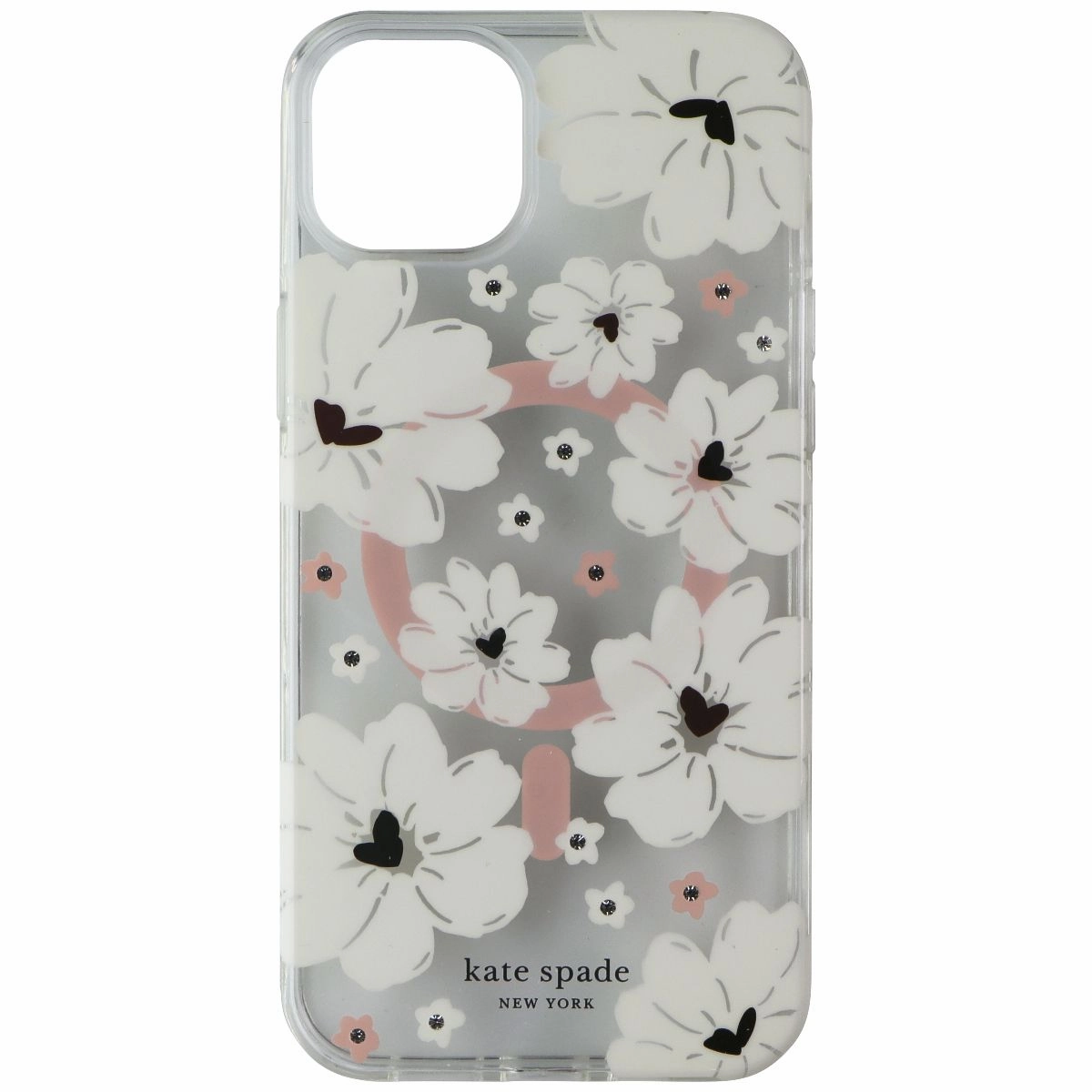 Kate Spade Hardshell Case for MagSafe for Apple iPhone 14 Plus - Classic Peony Classic Look Comfort Edge Layer