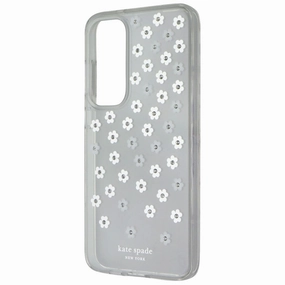 Kate Spade New York Case for Samsung Galaxy S24 Plus - Scattered Flowers Compact Grip Premium Feel Layer