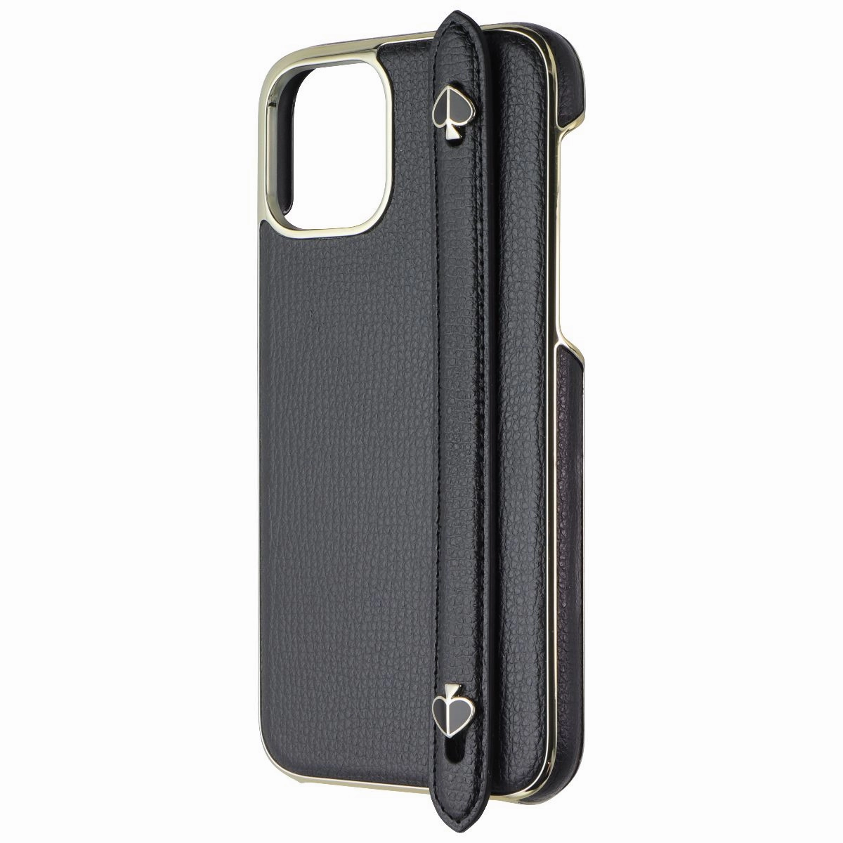 Kate Spade New York Hand Strap Case for Apple iPhone 11 Pro - Black/Gold Smooth Pattern
