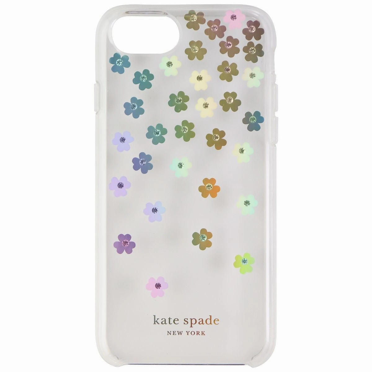 Compact Fit Kate Spade Protective Case for iPhone SE (3rd/2nd Gen) 8 / 7 - Scattered Flowers