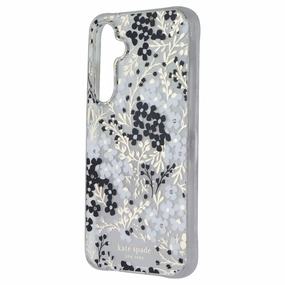 Kate Spade Protective Case for Samsung Galaxy S23 FE - Multi Floral Black/White Elegant Craft Hybrid Pattern