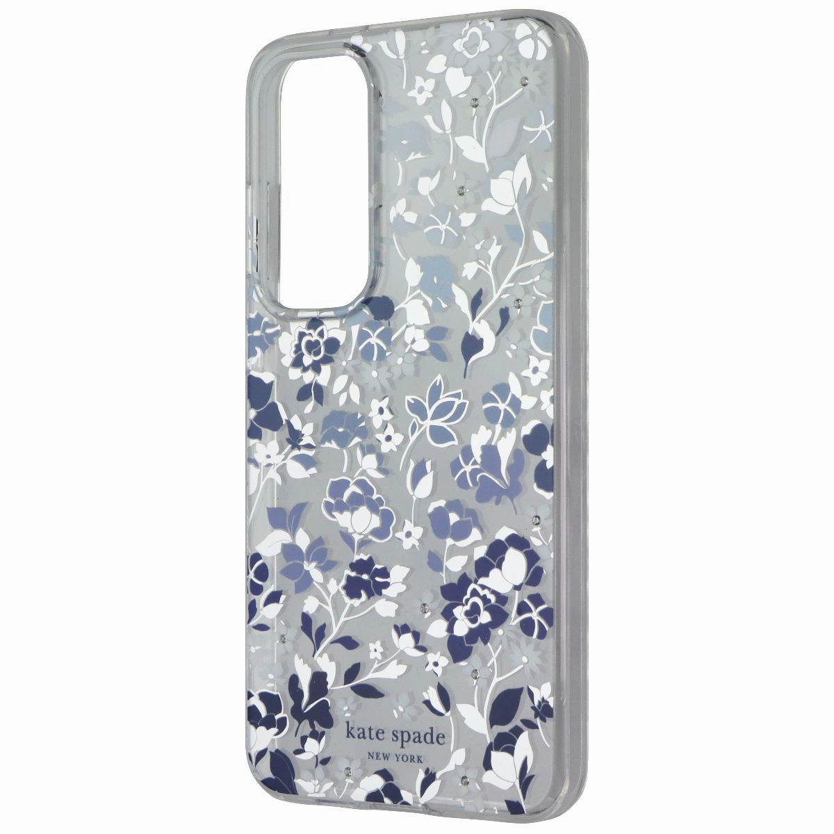 Kate Spade Protective Case for Samsung Galaxy S24 FE - Flowerbed Blue Gems Vivid Gradient