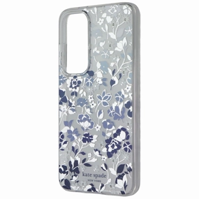 Kate Spade Protective Case for Samsung Galaxy S24 FE - Flowerbed Blue Gems Vivid Gradient