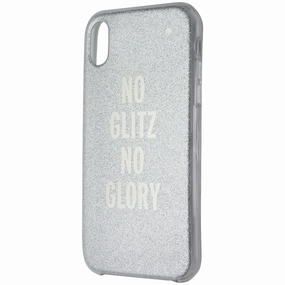 Kate Spade Protective Hardshell Case for Apple iPhone XR - No Glitz No Glory Matte Finish