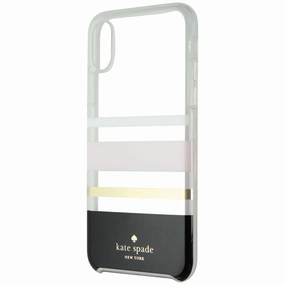 Lightweight texture Kate Spade Protective Hardshell Case for Apple iPhone Xs/X - Charlotte Stripe