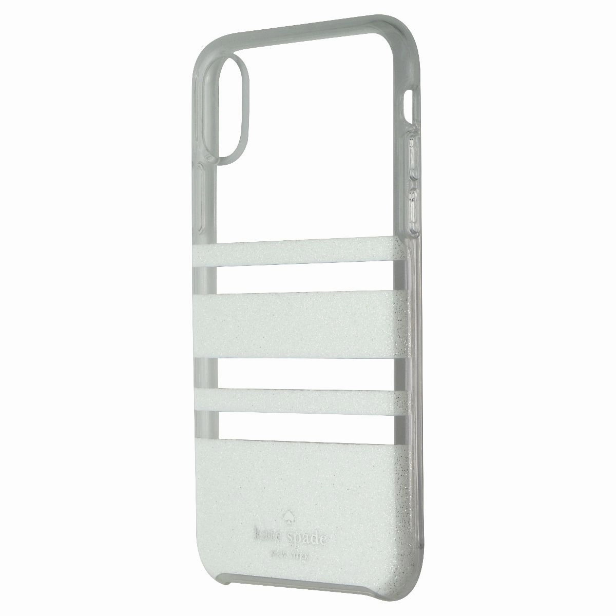 Kate Spade Protective Hardshell Case for iPhone Xs/X - Clear/Charlotte Stripe Protective barrier