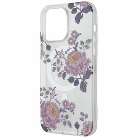 Coach Protective Case for MagSafe for iPhone 14 Pro Max - Moody Floral / Purple Shock Guard Comfort Build Layer