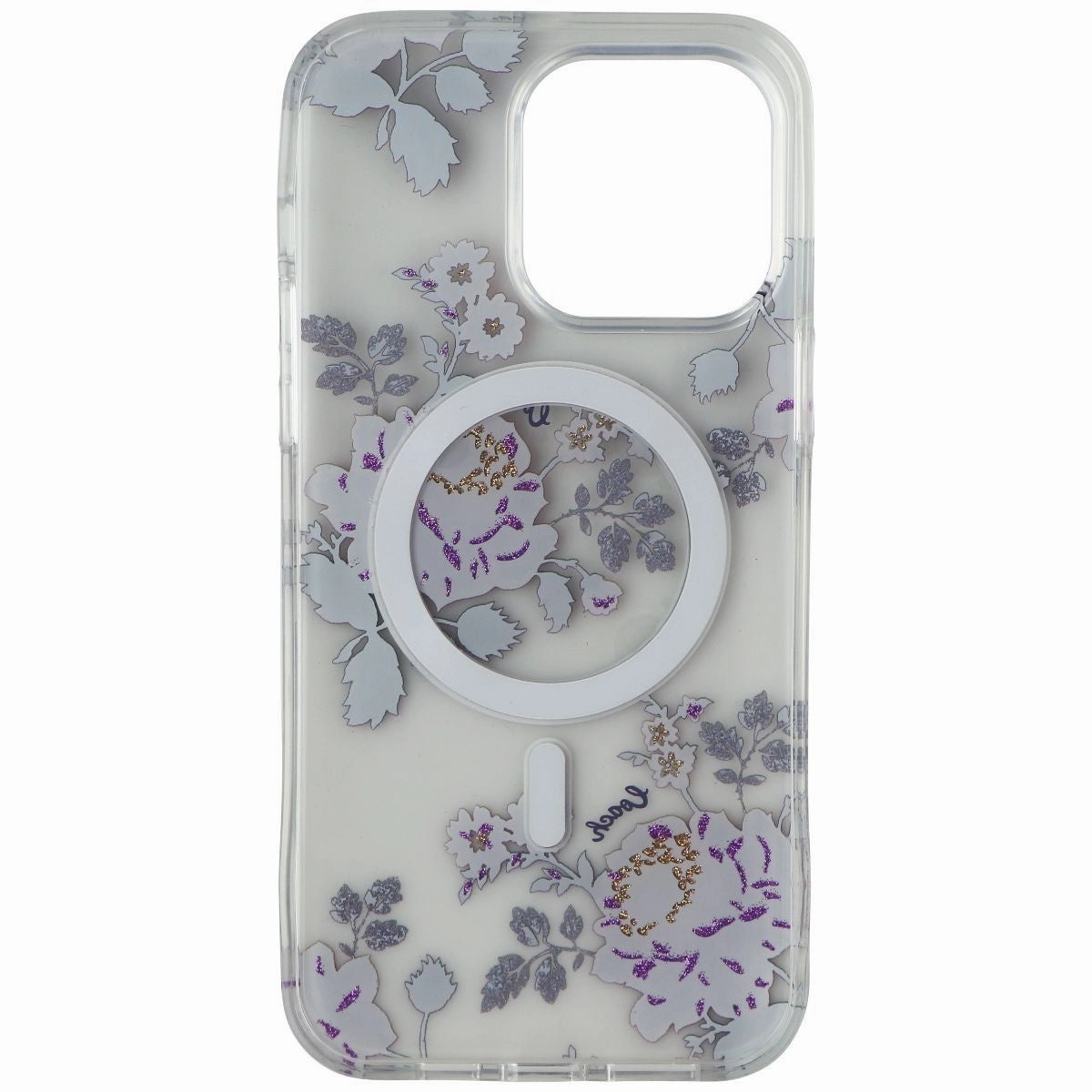 Durable Form Coach Protective Case for MagSafe for iPhone 14 Pro Max - Moody Floral / Purple