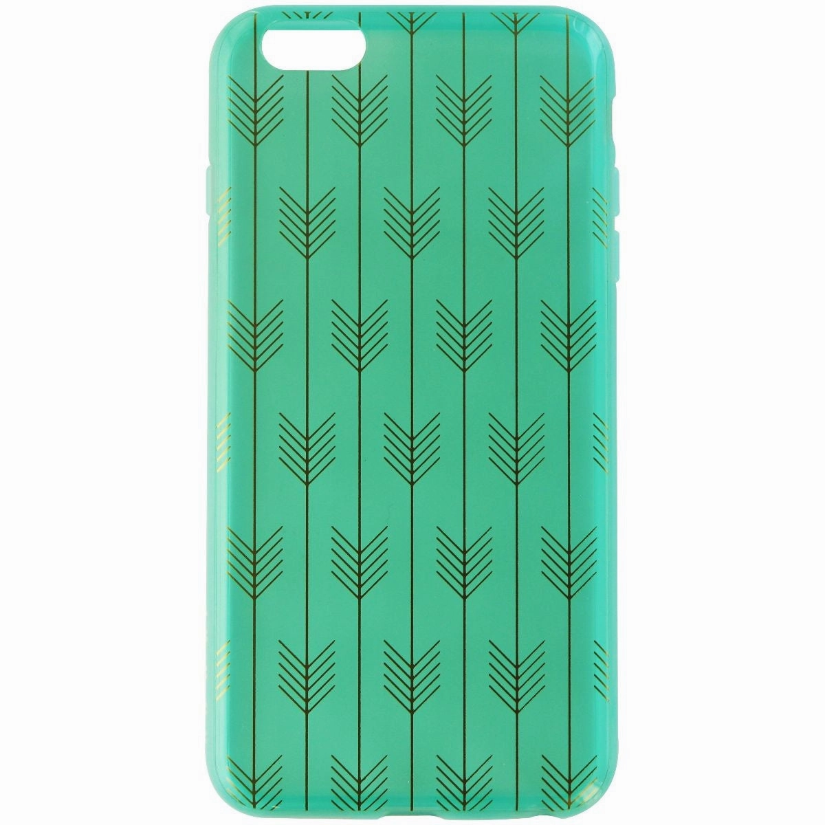 Incipio Design Series Case for Apple iPhone 6/6s Plus - Teal / Gold Arrows Shockproof Corners