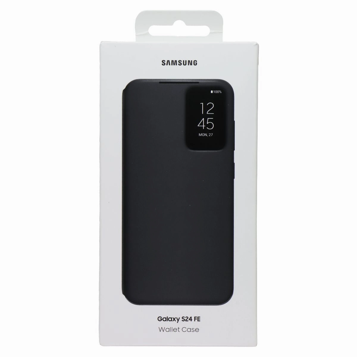 Rugged Frame Design Samsung Official Wallet Case for Galaxy S24 FE - Black