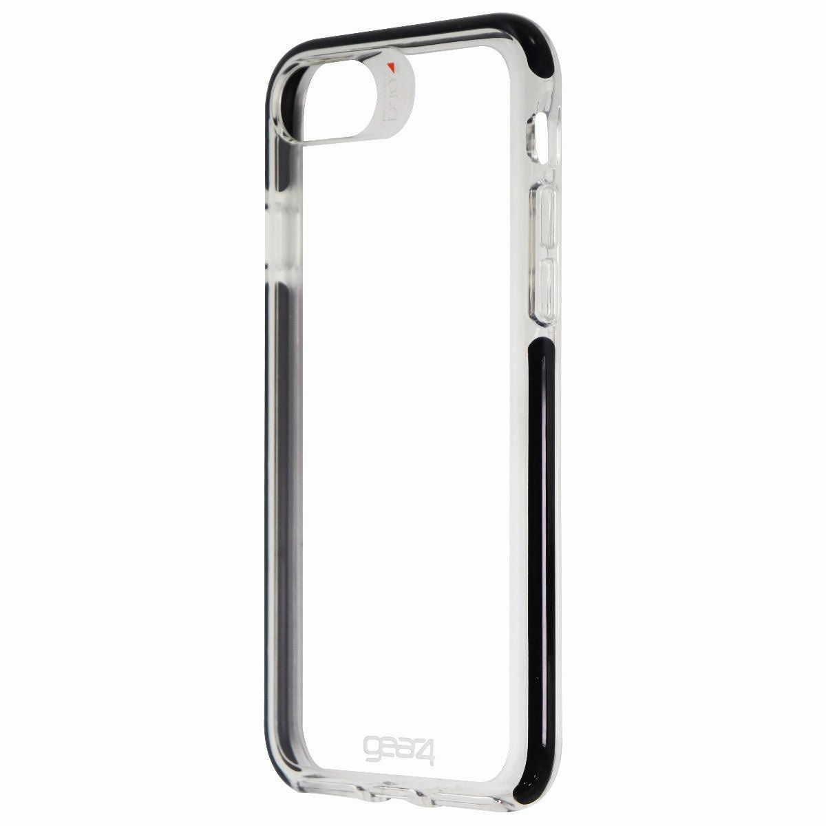 ZAGG Piccadilly Hybrid Case for Apple iPhone SE / 8/7 / 6s / 6 - Clear/Black Water Resistant Compact Texture Layer