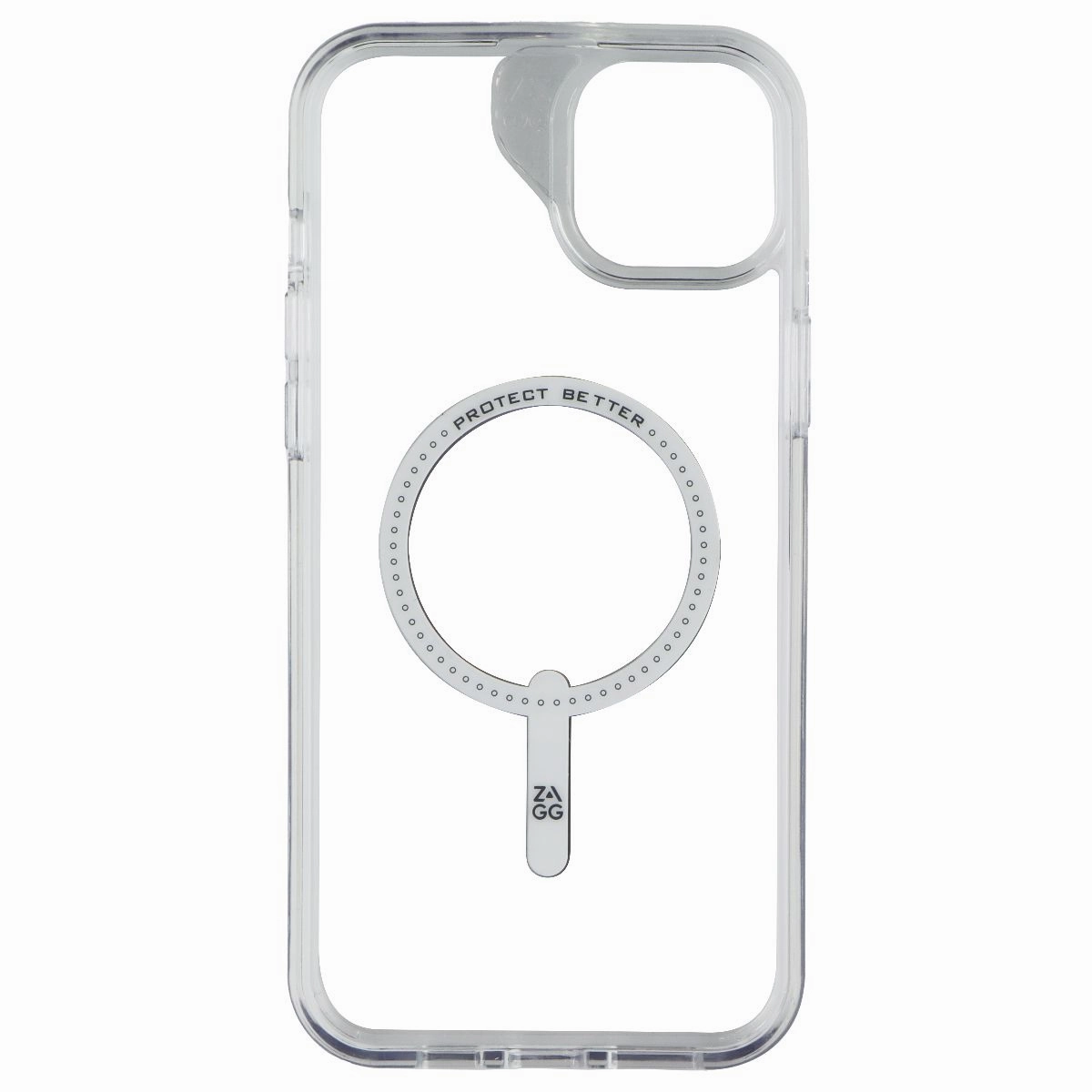 Premium Edge Clear Design Zagg Crystal Palace Protect Case for MagSafe for iPhone 15 Plus/14 Plus - Clear